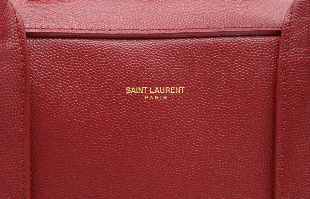 SAINT LAURENT PARIS Saint Museum 2way Shoulder Bag Leather Red - Picture 8 of 9